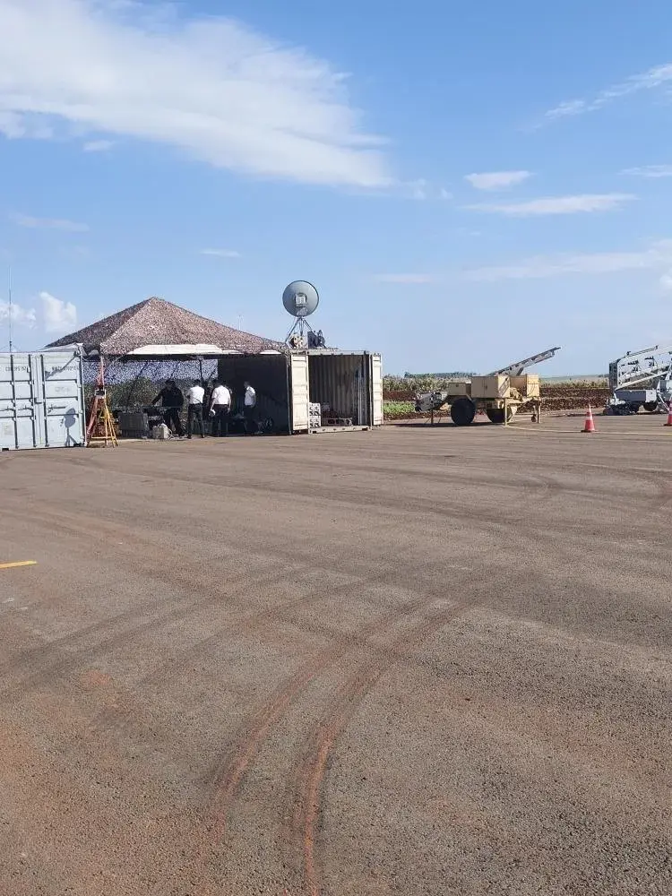 Marinha instala base no aeroporto de Marechal Rondon durante Operação Ágata Arco Sul-Sudeste