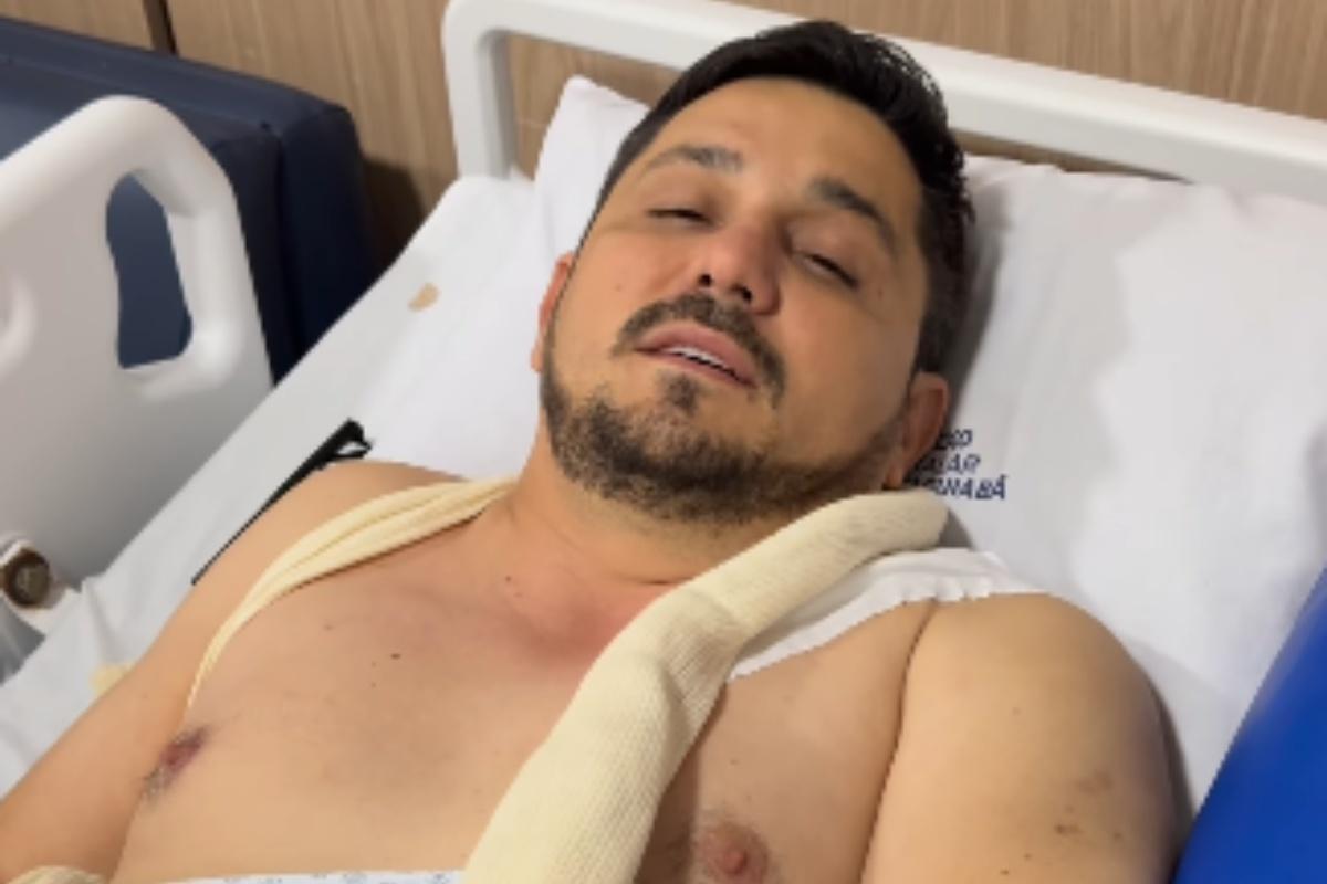 Primo de Ana Castela sofre acidente em rodeio e opera o ombro