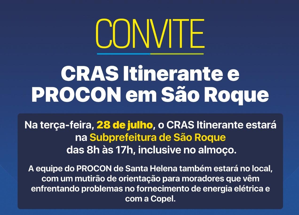 PROCON atende em São Roque nesta terça-feira e orienta sobre falhas no fornecimento de energia