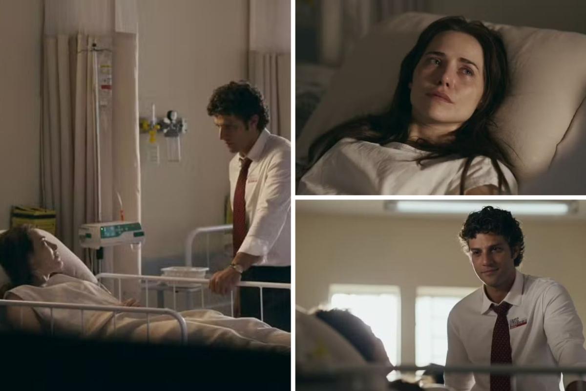 Quem Ama Cuida: Emoção domina o reencontro de Adriana e Pedro no hospital