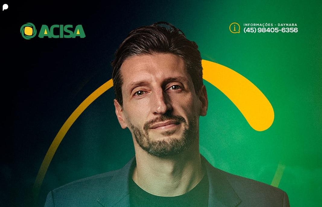 Semana do Associativismo da Acisa tem palestra com ex-jogador da seleção brasileira de vôlei