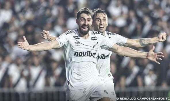 Santos desencanta no 2º tempo e atropela o Vasco pelo Brasileirão