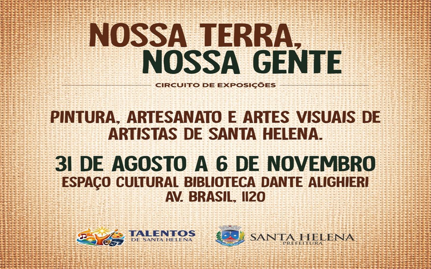 Circuito de exposições reúne artistas locais no Espaço Cultural Biblioteca Dante Alighieri