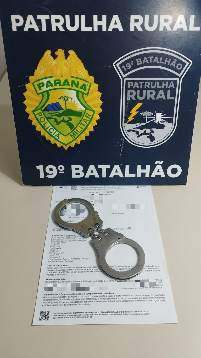 Condenado por estupro e roubo, foragido da Justiça é preso pela PM na região