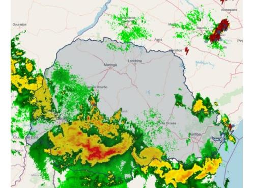 PREVISÃO DO TEMPO: ATENÇÃO! Institutos alertam para fortes chuvas com granizo e risco de tempestades nesta quarta-feira (30)