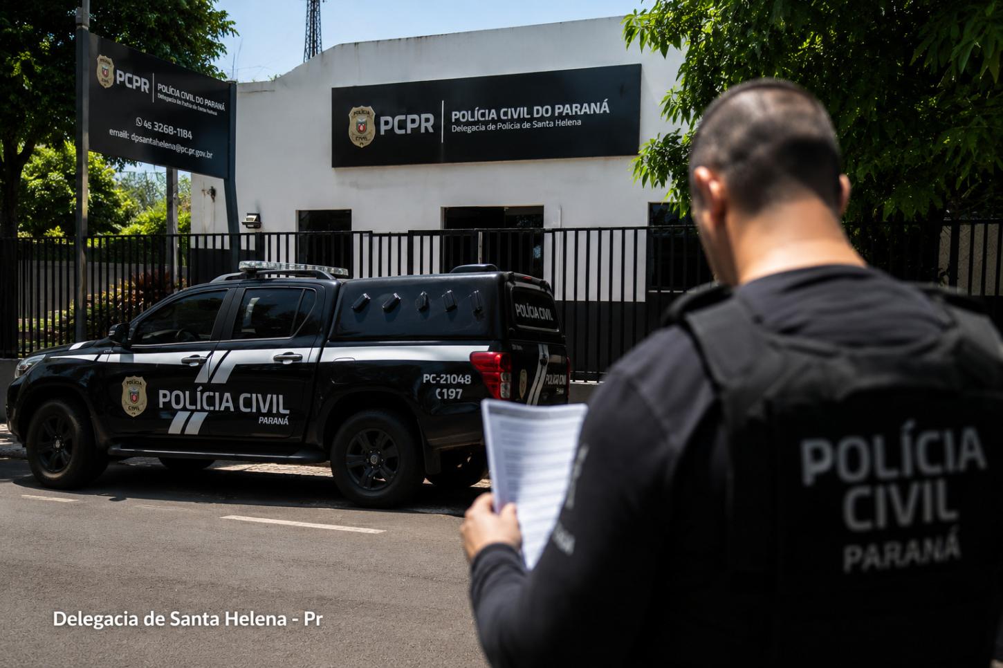 Procurado pela Justiça, homem é preso em praça no centro de Santa Helena