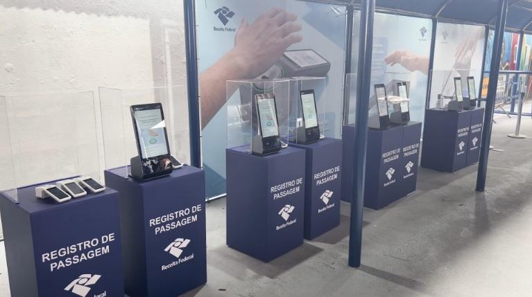 Biometria pela palma da mão começa a ser testada na Ponte da Amizade