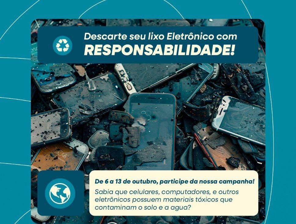 Campanha de coleta de lixo eletrônico começa nesta terça-feira (6) em Santa Helena
