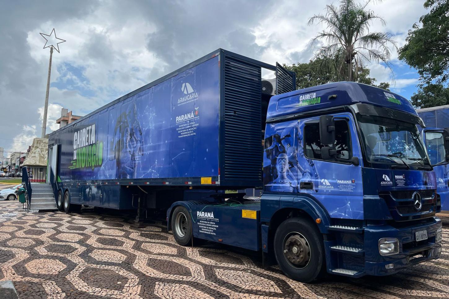 Carreta da Inovação leva ciência e tecnologia ao Balneário Terra das Águas até sexta-feira (16)