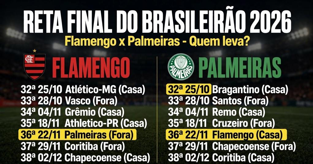 Palmeiras só depende de si para ser campeão brasileiro