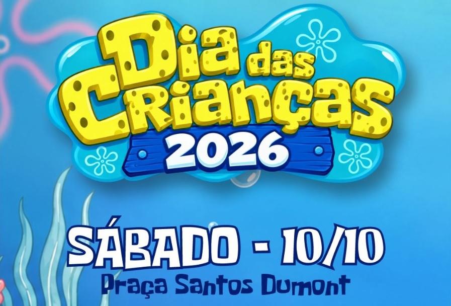 Praça Santos Dumont recebe programação gratuita de Dia das Crianças no sábado (10)
