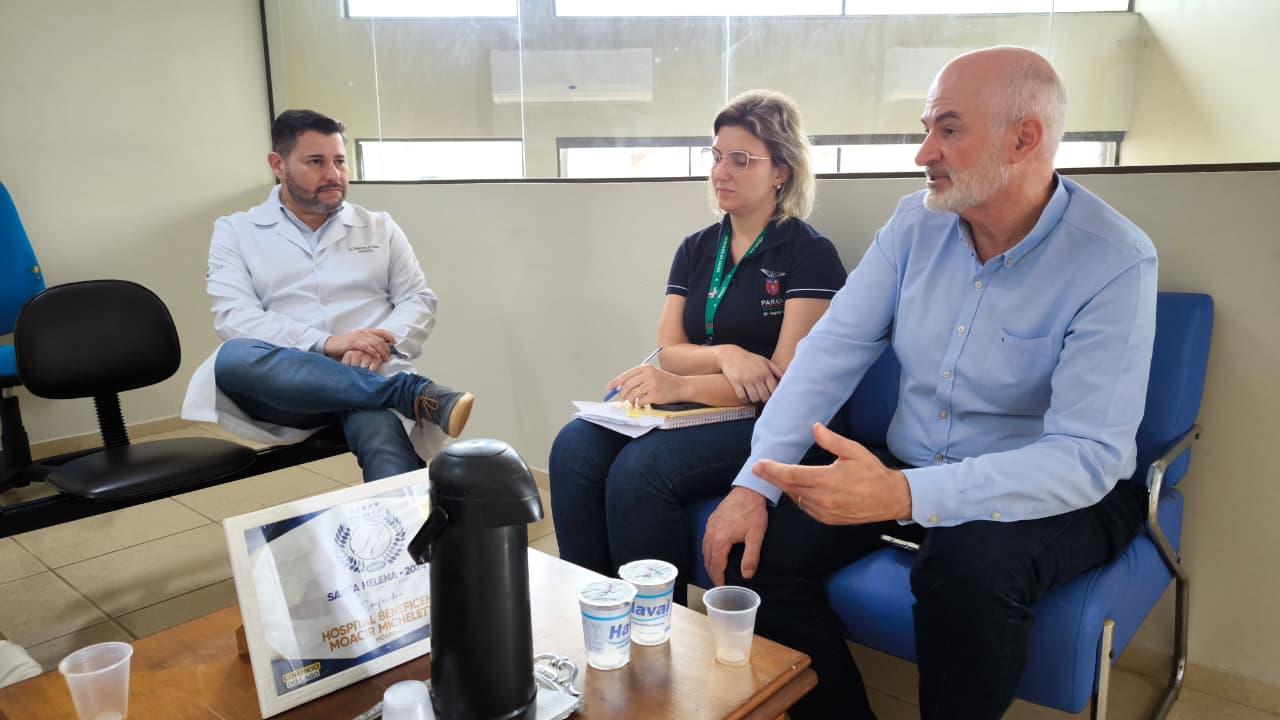 Regional de Saúde de Toledo discute fluxos de atendimento com hospitais de Santa Helena