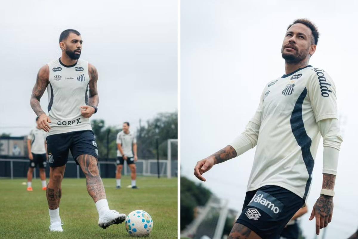 Santos vive reta final decisiva antes de definir futuro de Neymar e Gabigol