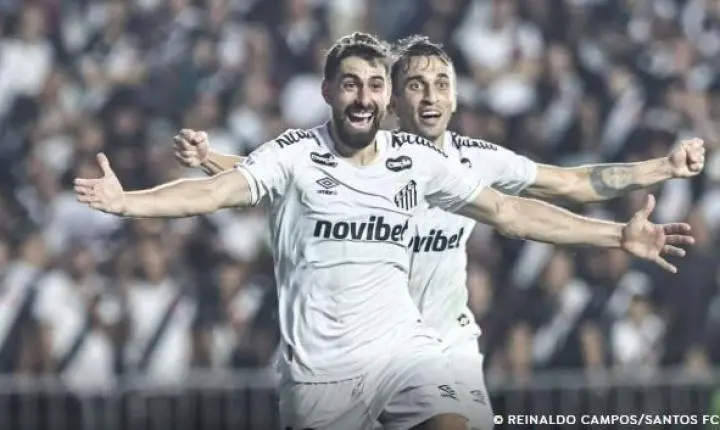 Santos desencanta no 2º tempo e atropela o Vasco pelo Brasileirão