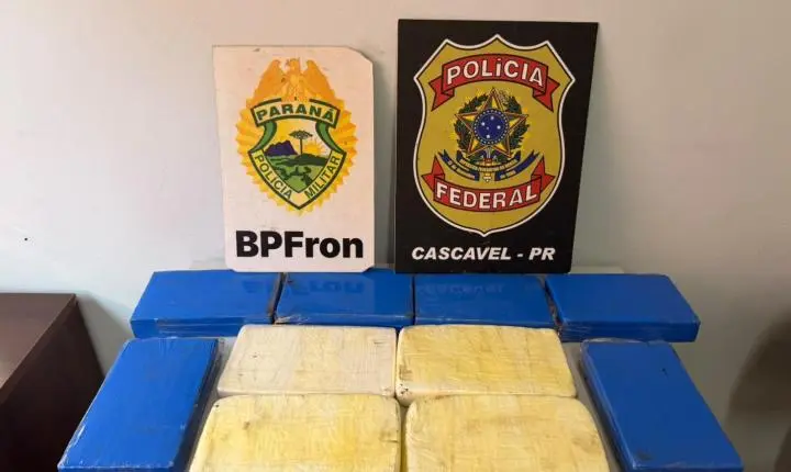 Ação integrada das forças de segurança prende duas mulheres e apreende 10,5 Kg de cocaína