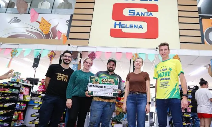 Acisa entrega prêmios do primeiro sorteio da campanha Comprar Aqui dá Sorte 2026