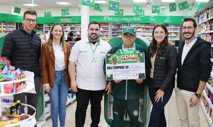 Acisa entrega prêmios do primeiro sorteio da campanha Comprar Aqui dá Sorte 2026