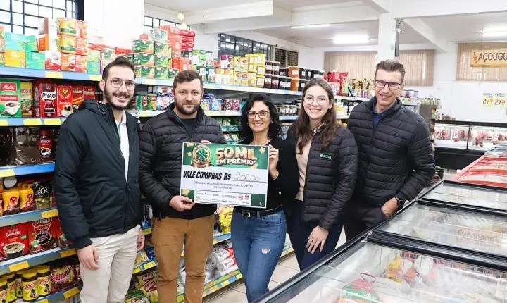 Acisa entrega prêmios do primeiro sorteio da campanha Comprar Aqui dá Sorte 2026