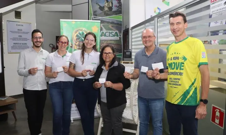 Acisa realiza terceiro sorteio da campanha Comprar Aqui Dá Sorte