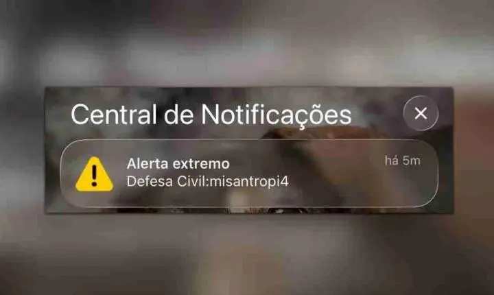 Alerta falso com termo incomum assusta moradores e expõe invasão ao sistema da Defesa Civil