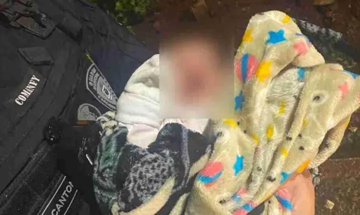 Bebê de 25 dias de vida é encontrado após denúncia de violência doméstica