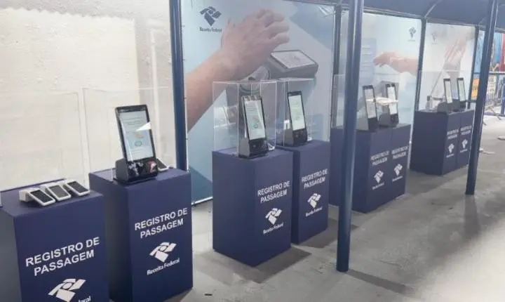 Biometria pela palma da mão começa a ser testada na Ponte da Amizade