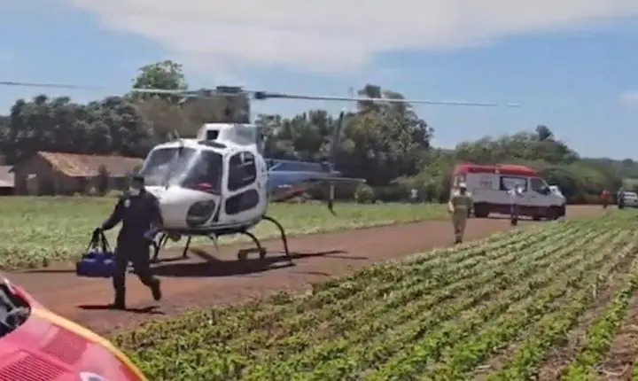 Casal é alvo de emboscada a tiros em estrada rural de Marechal Cândido Rondon