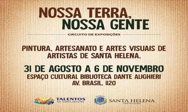 Circuito de exposições reúne artistas locais no Espaço Cultural Biblioteca Dante Alighieri