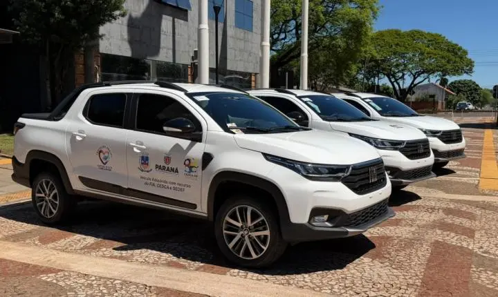 Com investimento de meio milhão de reais Santa Helena entrega veículos a rede de Assistência Social