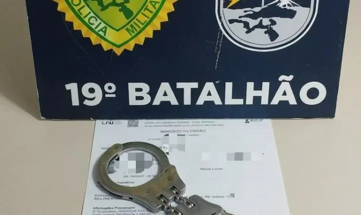 Condenado por estupro e roubo, foragido da Justiça é preso pela PM na região