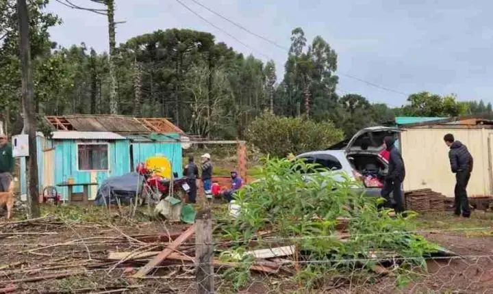 Confirmada passagem de tornado F2 com ventos de até 200 Km/h em cidade paranaense