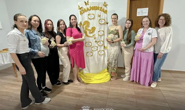 Entre Rios do Oeste celebra o Agosto Dourado com Encontro Especial para Gestantes