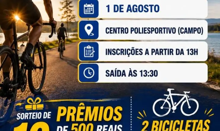 Entre Rios do Oeste celebra o Dia dos Pais com passeio ciclístico 