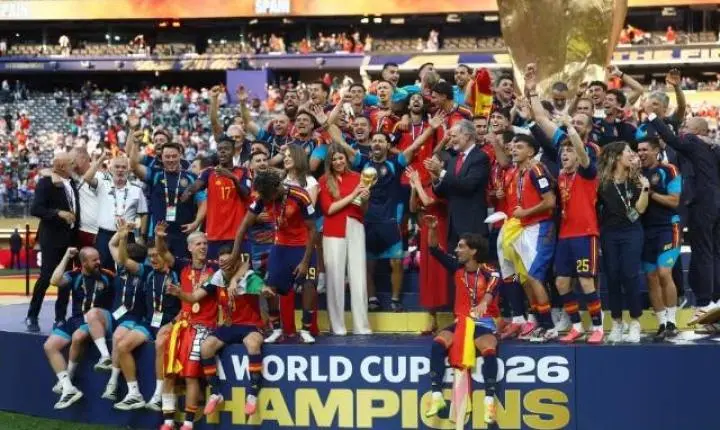 Espanha vence a Argentina na prorrogação e conquista o bicampeonato da Copa do Mundo de 2026