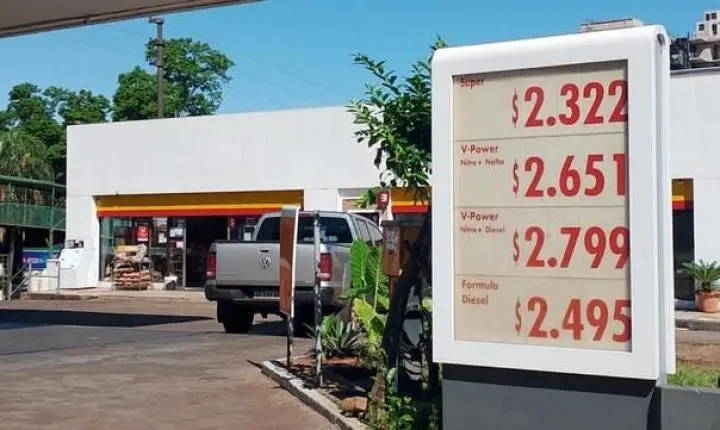 Gasolina chega a R$ 8,01 em Puerto Iguazú; veja comparação com Foz e Paraguai