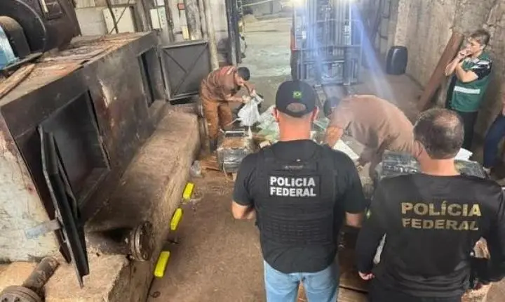 Mais de 21 toneladas de drogas apreendidas na região são destruídas pela PF em menos de um mês