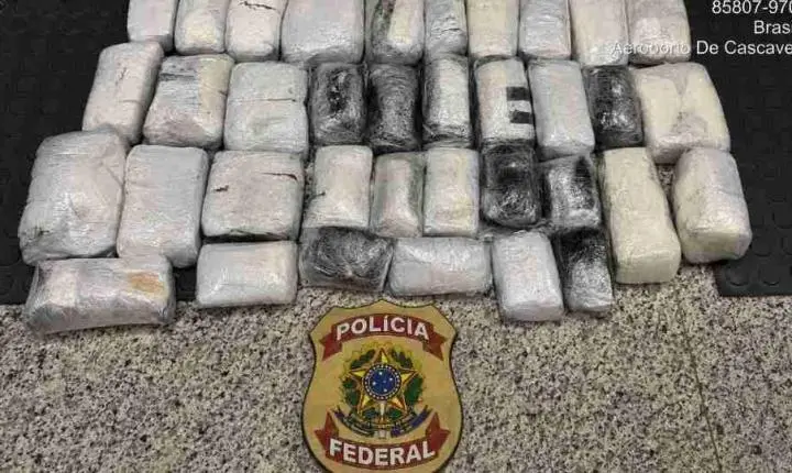 Mulher é presa com cerca de 5 kg de haxixe no Aeroporto da região