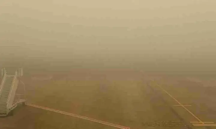 Neblina fecha Aeroporto de Cascavel na manhã desta sexta-feira