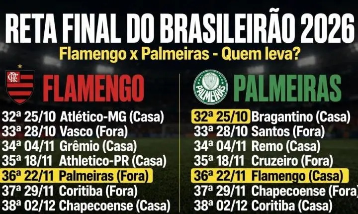 Palmeiras só depende de si para ser campeão brasileiro