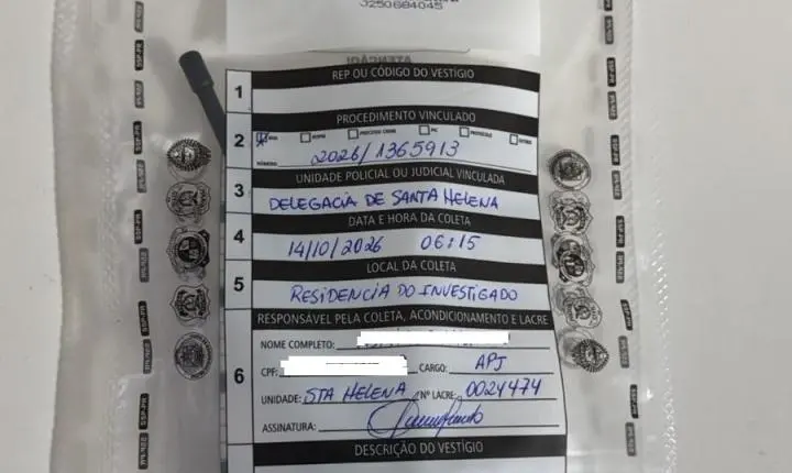 Polícia Civil de Santa Helena cumpre mandado durante megaoperação contra organização criminosa e prende homem em flagrante
