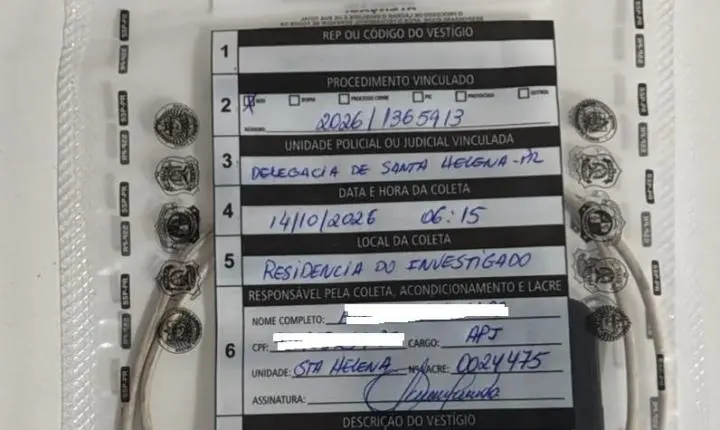 Polícia Civil de Santa Helena cumpre mandado durante megaoperação contra organização criminosa e prende homem em flagrante
