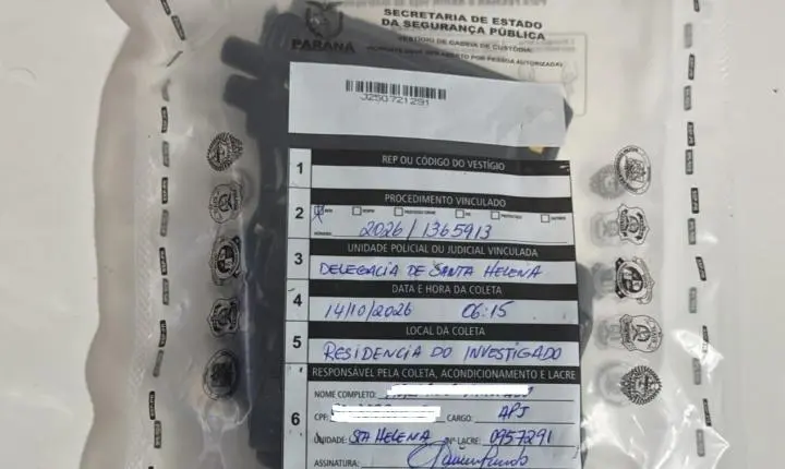 Polícia Civil de Santa Helena cumpre mandado durante megaoperação contra organização criminosa e prende homem em flagrante