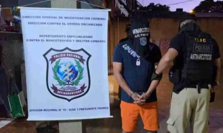 Polícia prende no Paraguai suspeito de liderar esquema de tráfico para Brasil e Argentina