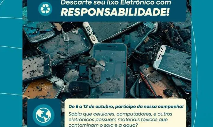 Prefeitura de Santa Helena faz nova campanha de coleta de lixo eletrônico de 6 a 13 de outubro