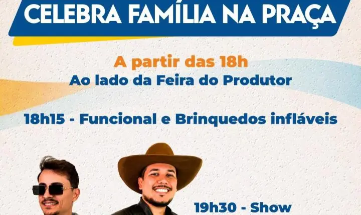 Prefeitura de Santa Helena promove Celebra Família com cinema, música e lazer