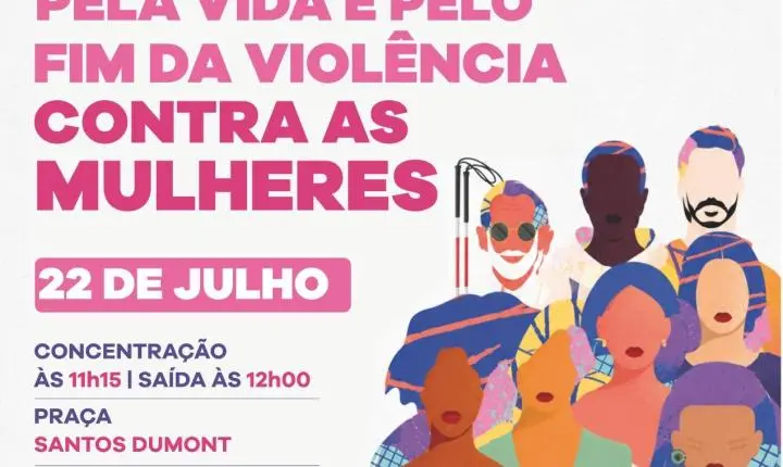 Prefeitura e Conselho Municipal dos Direitos da Mulher promovem caminhada pelo fim da violência contra as mulheres