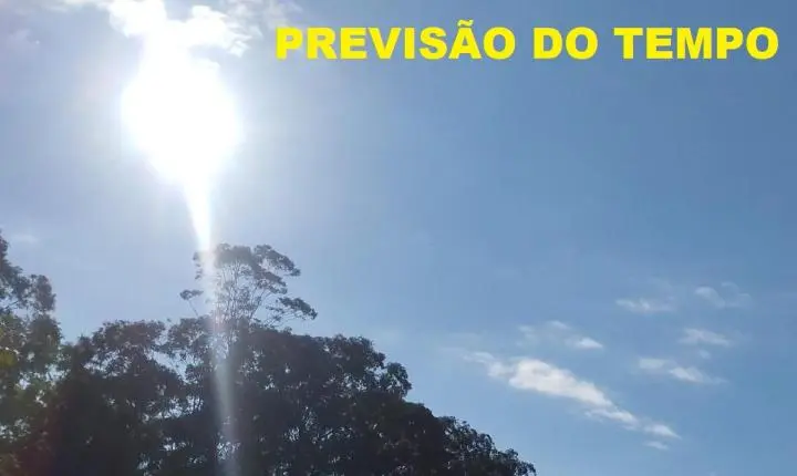 PREVISÃO DO TEMPO: Estabilidade volta e fim de semana será de sol em Santa Helena e região