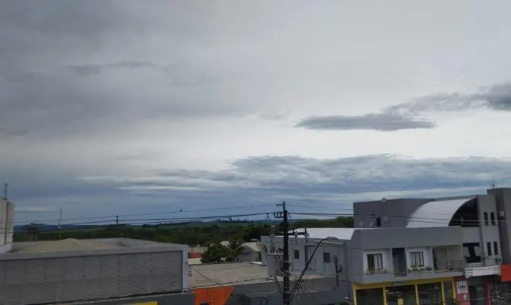 PREVISÃO DO TEMPO: Quinta-feira (13/8), de instabilidade com risco de chuva