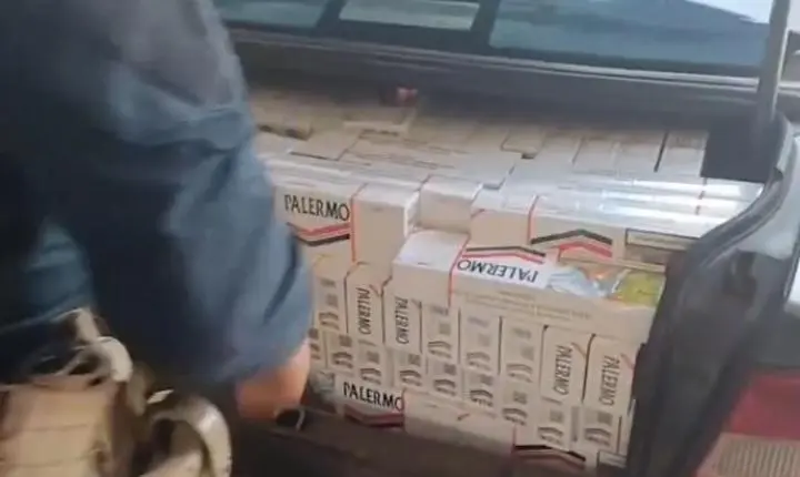 PRF apreende 5 mil maços de cigarros contrabandeados durante jogo da Seleção Brasileira