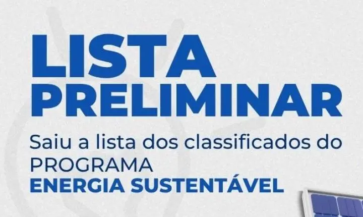 Santa Helena divulga classificação preliminar do Programa Energia Sustentável
